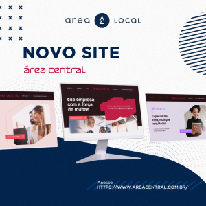 Novo website Área Central