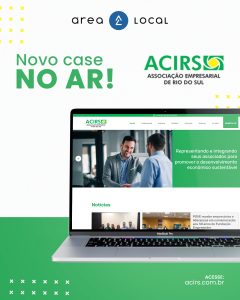 Novo site da Acirs