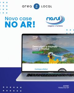 Novo site RioSul Viagens e Turismo