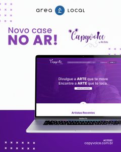 Novo site CapyVoice