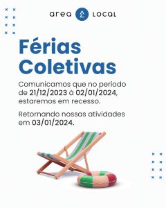 Férias Coletivas Área Local 2023