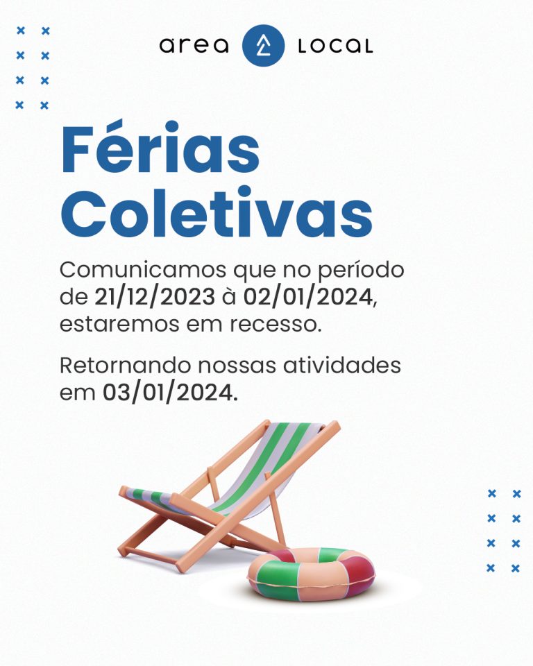 Férias Coletivas Área Local 2023