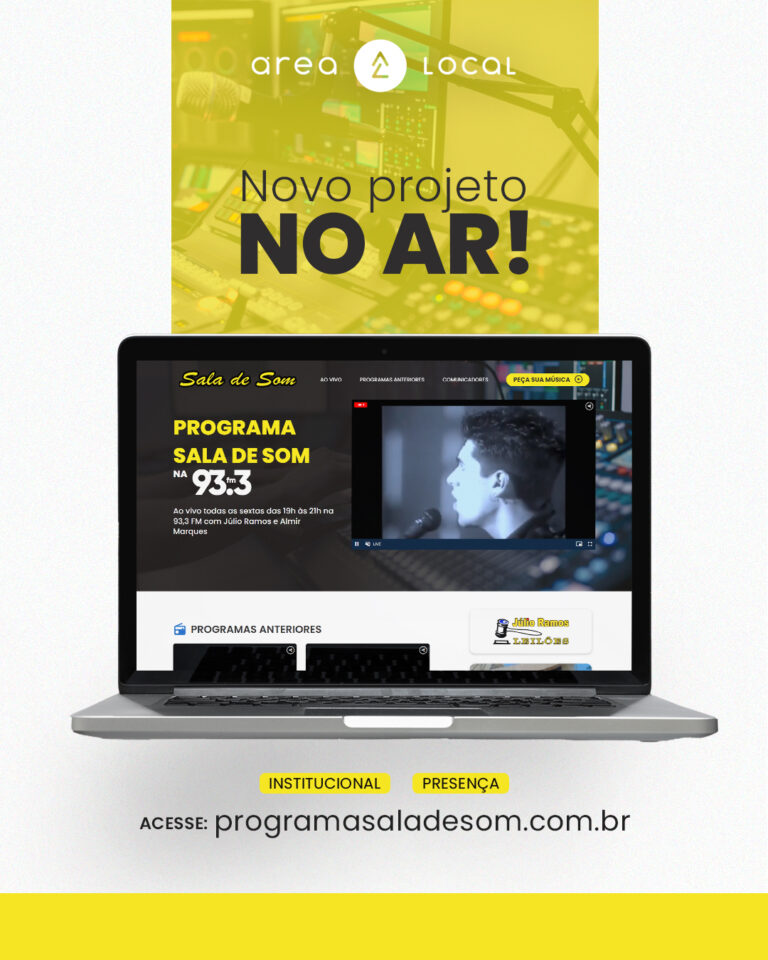 Lançamento do Novo Site do Programa Sala de Som