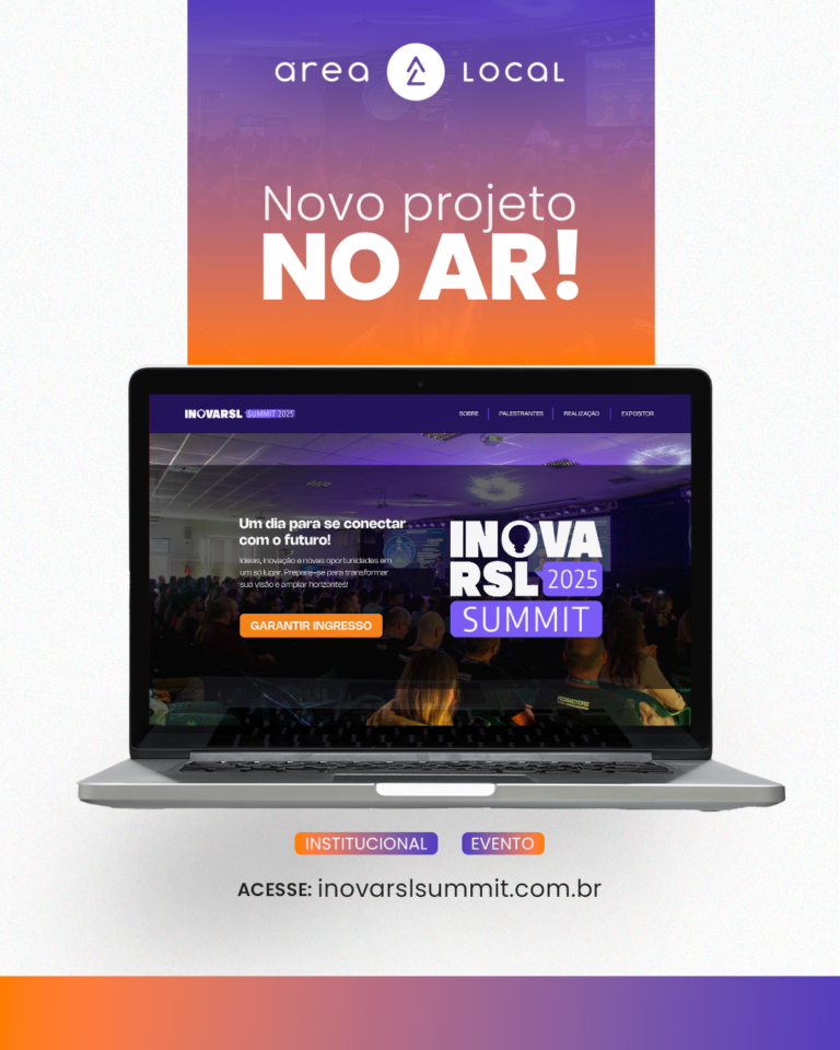 InovaRSL Summit: Um Site Moderno para Impulsionar a Inovação no Alto Vale