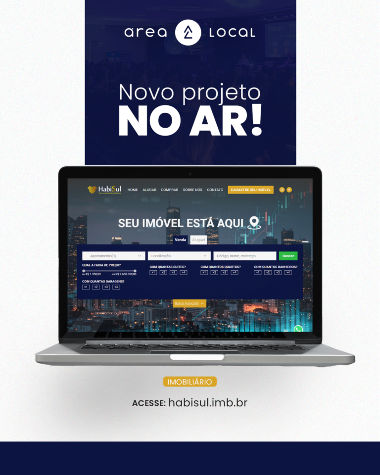 Novo site da Habisul é lançado com tecnologia da Área Local