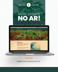 Novo site da Cassava em WordPress – desenvolvimento pela Área Local