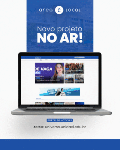 Universo Unidavi: novo portal de notícias da Unidavi desenvolvido pela Área Local