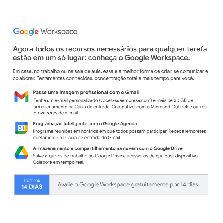 O que é o Google Workspace?